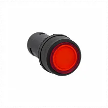 Кнопка SW2C-10D с подсветкой красная NO EKF