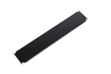 Фальшпанель в шкаф 19" 1U, цвет черный