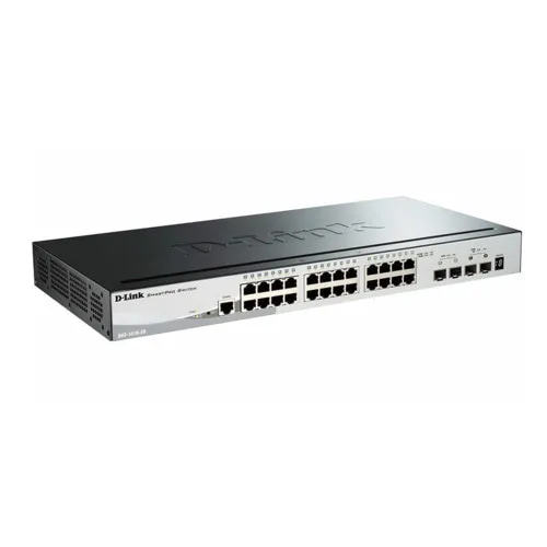 Коммутатор D-link DGS-1510-28 DGS-1510-28/A1A (1000 Base-TX (1000 мбит/с), 2 SFP порта)