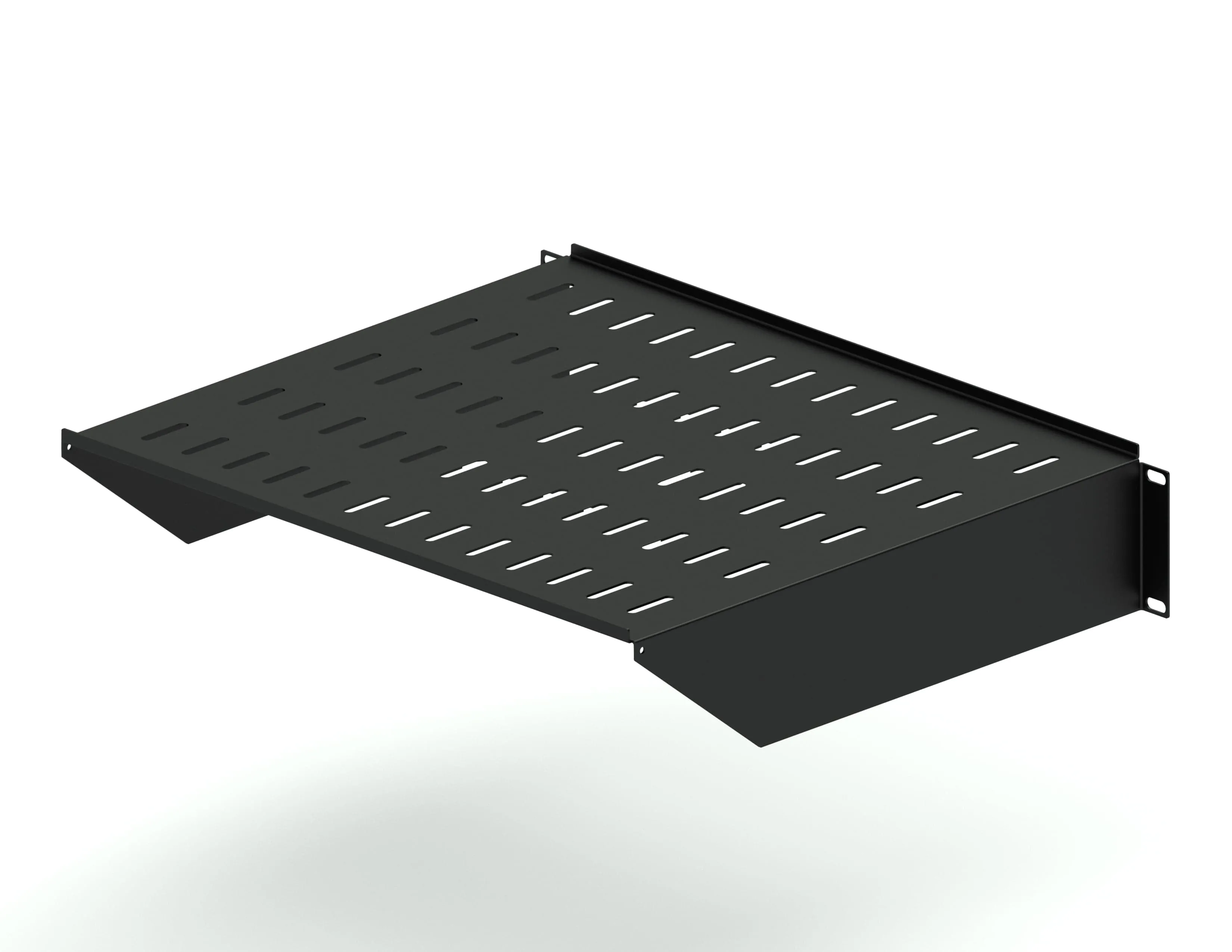 Консольная полка глубина 400 мм, черная RUSRACK