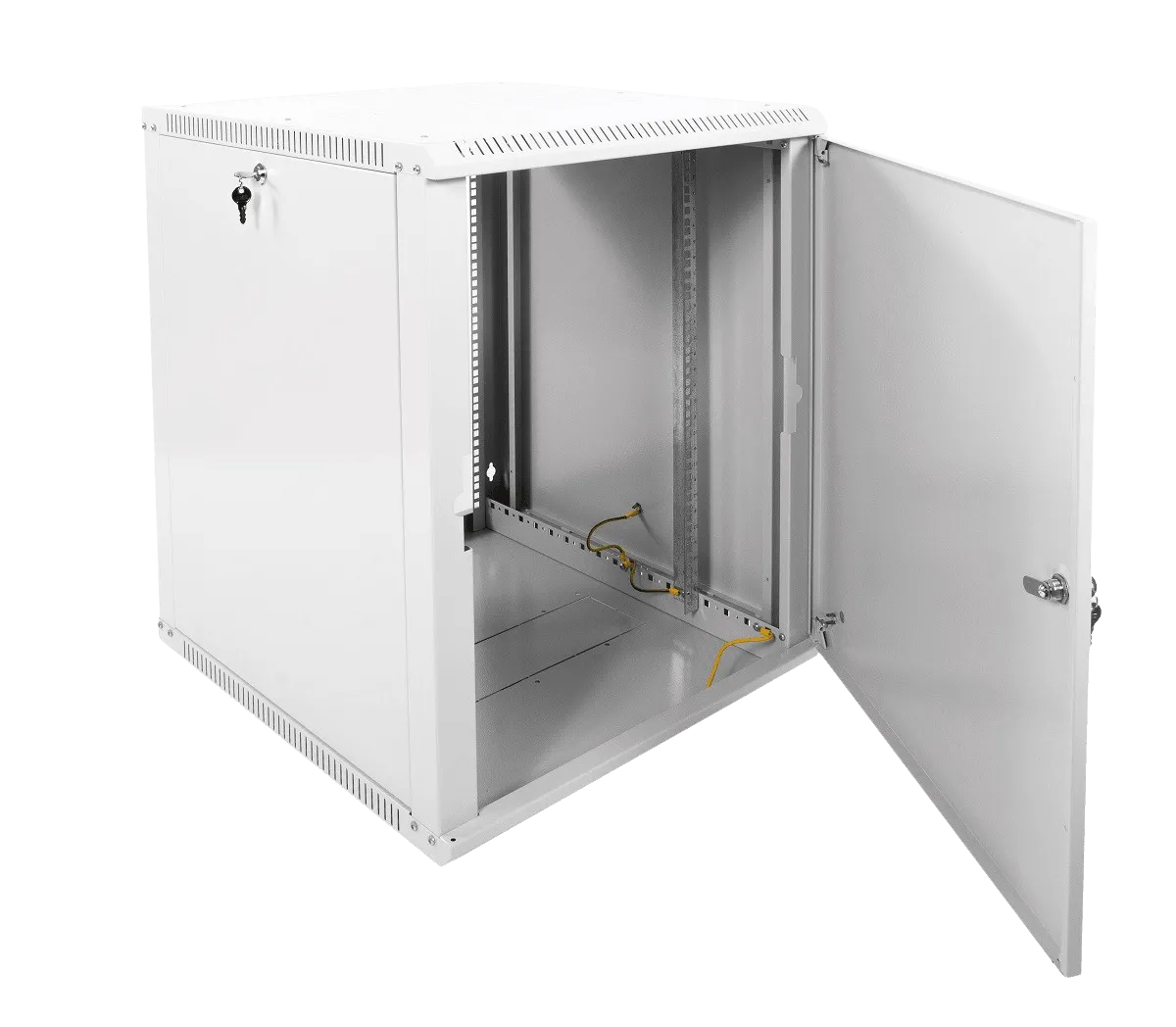 Шкаф телекоммуникационный настенный разборный ЭКОНОМ 15U (600 × 650) дверь металл