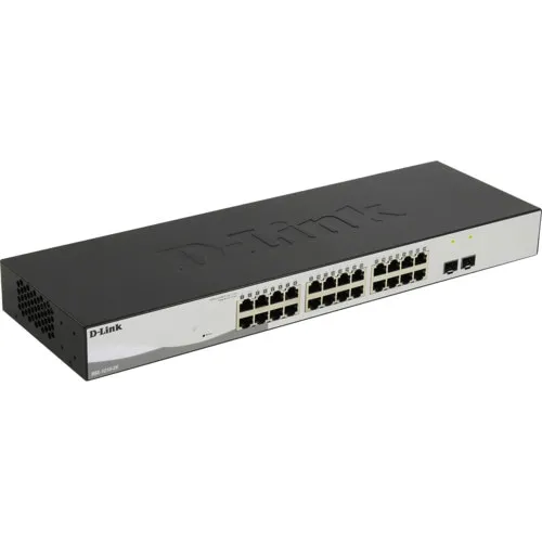 Коммутатор D-link DGS-1210-26/F1 (1000 Base-TX (1000 мбит/с), 2 SFP порта)