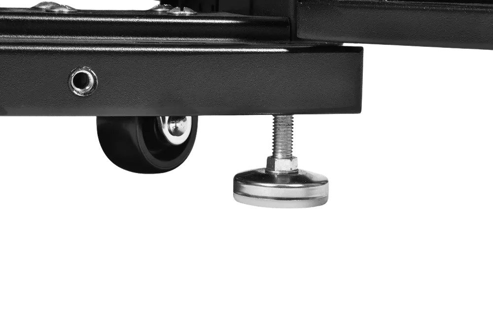 Шкаф серверный ПРОФ напольный 42U (800 × 1200) двери двойные перф. 2 шт., черный, в сборе