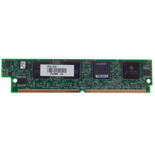 Аксессуар для сетевого оборудования Cisco PVDM2-64= (Модуль) Аксессуар для сетевого оборудования Cisco PVDM2-64= (Модуль)