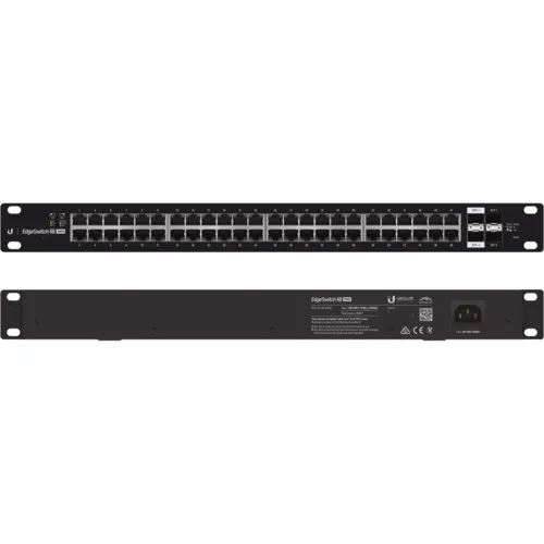 Коммутатор Ubiquiti  EdgeSwitch 48 ES-48-LITE (1000 Base-TX (1000 мбит/с), 4 SFP порта)