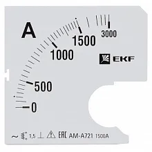 Шкала сменная для A721 1500/5А-1,5 EKF