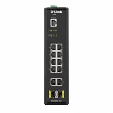 Коммутатор D-link DIS-200G-12S/A1A PROJ (1000 Base-TX (1000 мбит/с), 2 SFP порта)