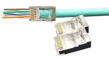 Hyperline PLEZ-8P8C-U-C6-SH-100