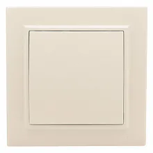 Минск Выключатель 1-кл. СП проходной 10А бежевый EKF