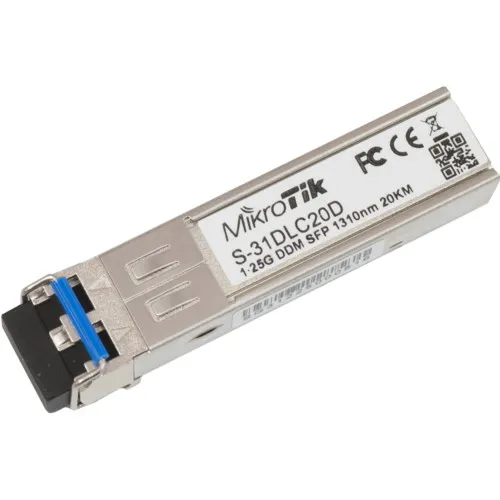 Модуль Mikrotik S-31DLC20D (SFP+ модуль) Модуль Mikrotik S-31DLC20D (SFP+ модуль)