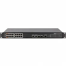 Коммутатор Trassir TR-NS2218-240-16POE (100 Base-TX (100 мбит/с), 2 SFP порта)