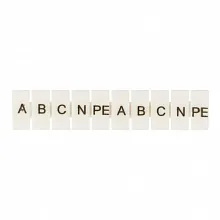 Маркеры для JXB-ST 4 с символами "A, B, C, N, PE" (10 шт.) EKF