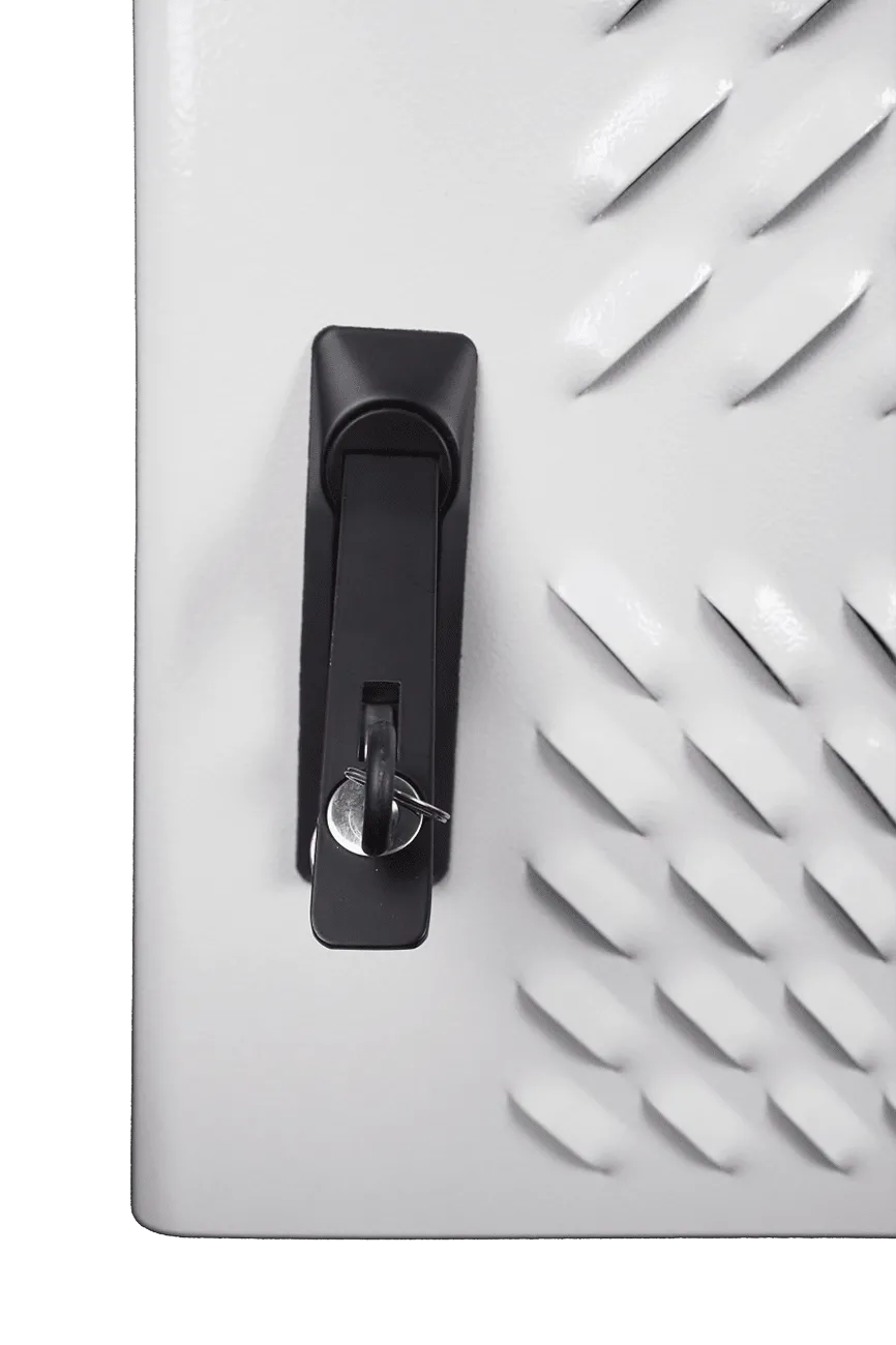 Шкаф уличный всепогодный настенный укомпл. 9U (Ш600 × Г500), нерж. сталь, комплектация Т1-IP54/55