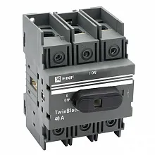 Рубильник   40A 3P c рукояткой управления для прямой установки TwinBlock EKF