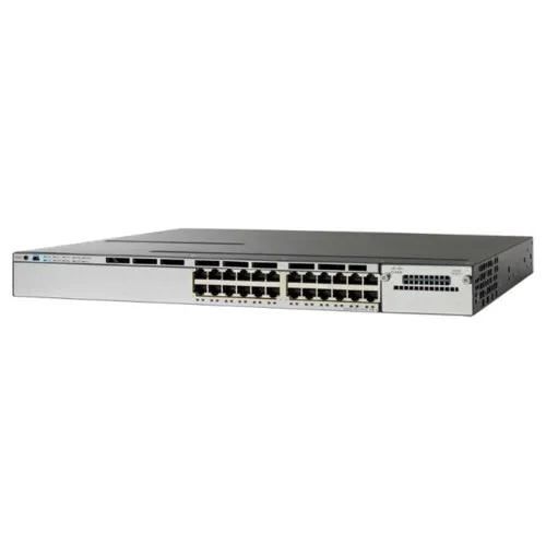 Коммутатор Cisco Catalyst 3850 24T-S WS-C3850R-24T-S (1000 Base-TX (1000 мбит/с), Без SFP портов)
