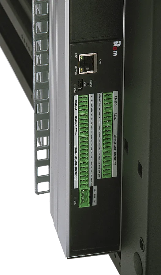 Гор блок розеток Rem-2MC,LINUX,мониторинг,управление,3C13,2C19,1~32А,19",колодка
