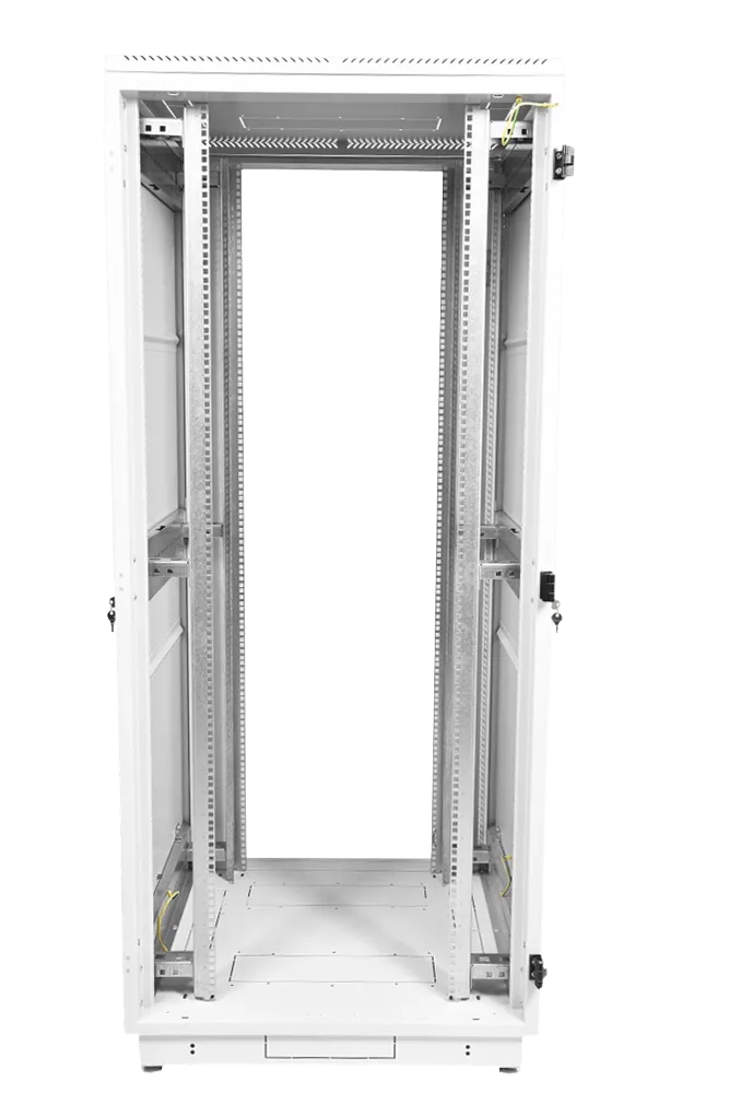 .Шкаф телекоммуникационный напольный 38U (800 × 800) дверь перфорированная