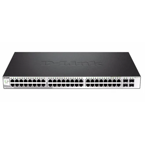 Коммутатор D-link DGS-1210-52/ME/A1A (1000 Base-TX (1000 мбит/с), Без SFP портов)