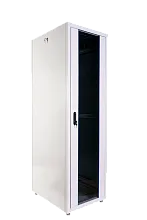 Шкаф телекоммуникационный напольный ЭКОНОМ 42U (600 × 1000) дверь стекло, дверь металл