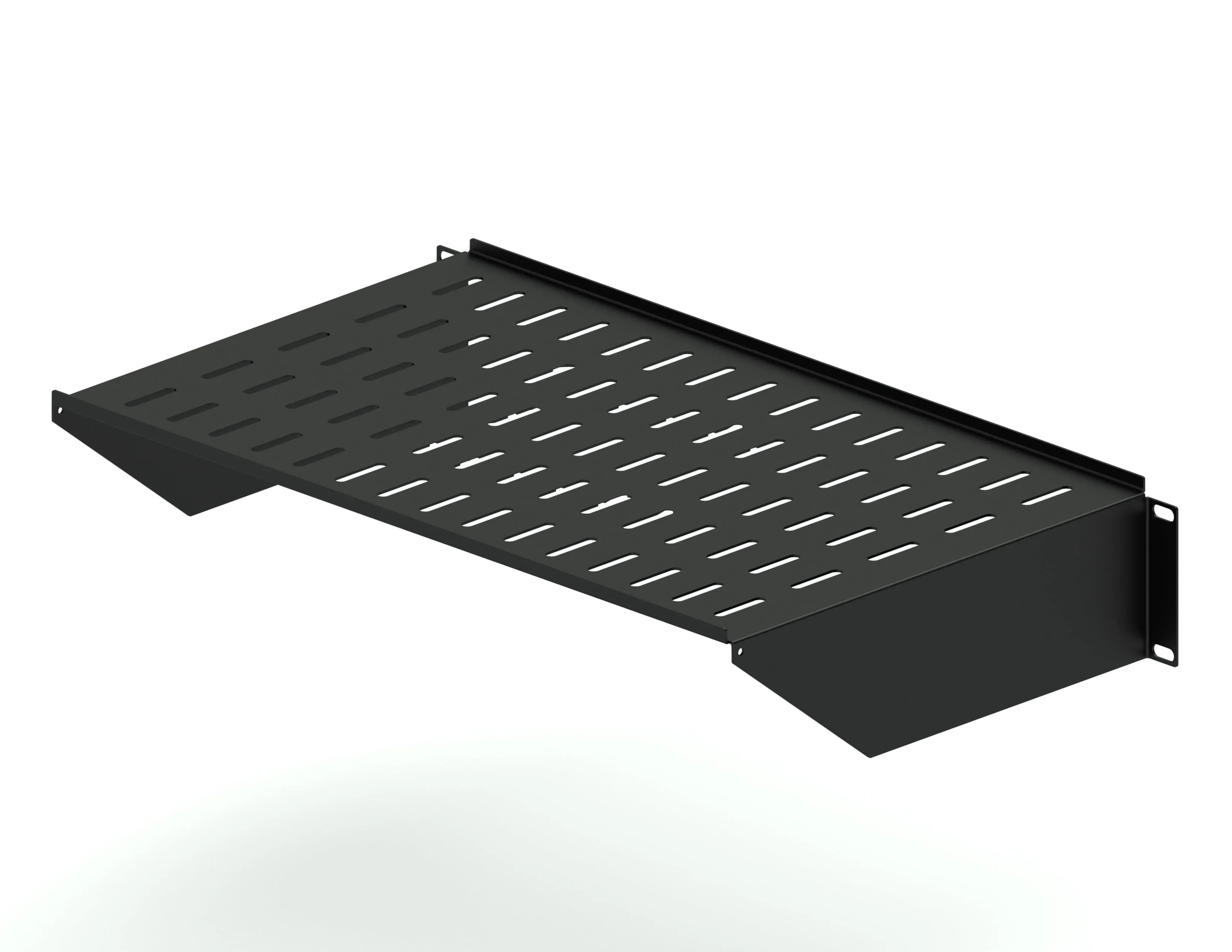 Консольная полка глубина 300 мм, черная RUSRACK