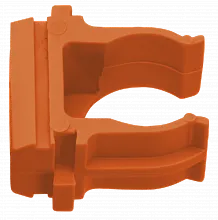 Крепеж-клипса оранжевая d16мм  (10шт.) EKF