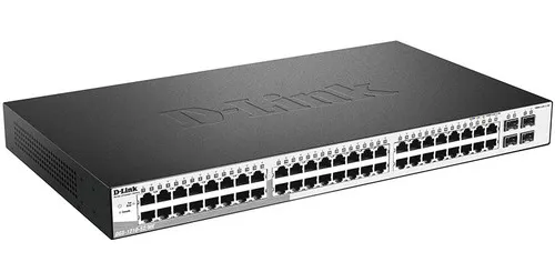 Коммутатор D-link DGS-1210-52MP/ME DGS-1210-52MP/ME/A1A (1000 Base-TX (1000 мбит/с), Без SFP портов)