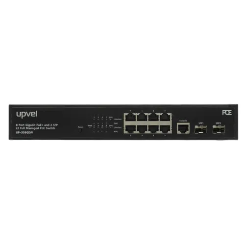 Коммутатор UPVEL UP-309GEW (1000 Base-TX (1000 мбит/с), 2 SFP порта) Коммутатор UPVEL UP-309GEW (1000 Base-TX (1000 мбит/с), 2 SFP порта)