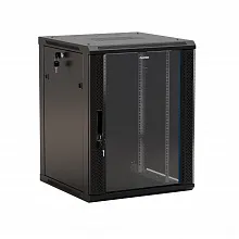 Шкаф телекоммуникационный настенный Hyperline TWB-0945-GP-RAL9004 19" 9U 600 x450 x500мм