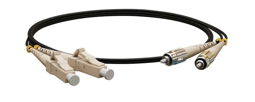 Hyperline FC-D2-62-LC/PR-ST/PR-H-5M-LSZH-BK