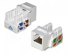 Модуль Keystone SINELLS SNL-dual8p8c5 19" кабель 5e  серый