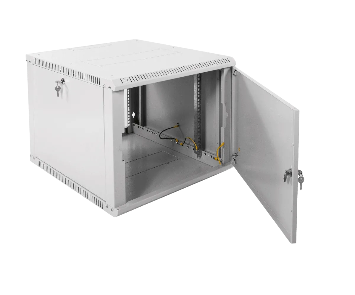 Шкаф телекоммуникационный настенный разборный ЭКОНОМ 9U (600 × 650) дверь металл