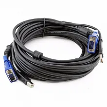 Аксессуар для сетевого оборудования D-link комплект кабелей для KVM переключателя,1,8м DKVM-CU (Кабель)