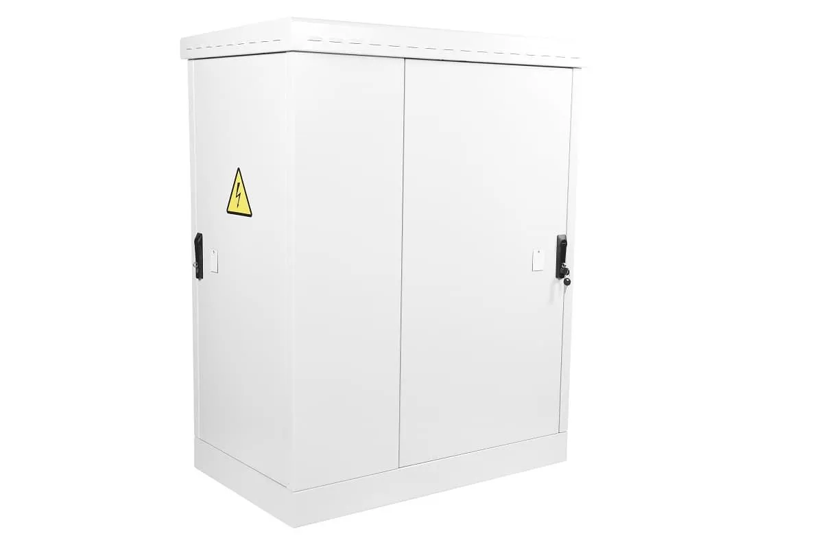 Шкаф всепогодный напольный укомплектованный 24U (Ш1000 × Г600) с эл. отсеком, комплектация Т1-IP55