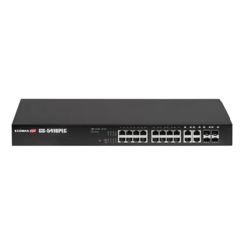 Коммутатор Edimax GS-5416PLC (1000 Base-TX (1000 мбит/с), 4 SFP порта)
