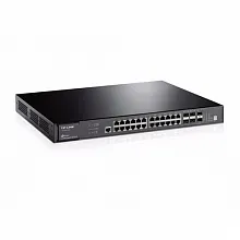 Коммутатор TP-Link T3700G-28TQ (1000 Base-TX (1000 мбит/с), 6 SFP портов)