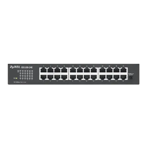 Коммутатор Zyxel GS1100-24E-EU0101F (1000 Base-TX (1000 мбит/с), Без SFP портов) Коммутатор Zyxel GS1100-24E-EU0101F (1000 Base-TX (1000 мбит/с), Без SFP портов)
