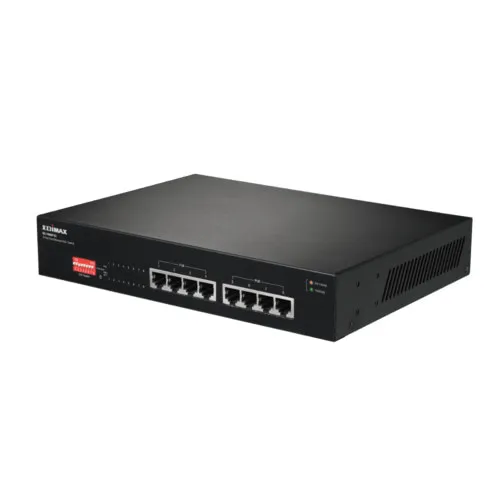 Коммутатор Edimax GS-1008P V2 GS-1008PV2 (100 Base-TX (100 мбит/с), Без SFP портов)