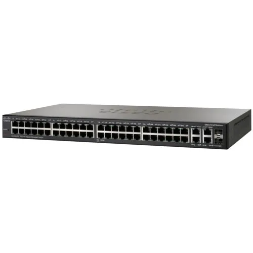 Коммутатор Cisco Small Business SG300-52 SRW2048-K9-EU (1000 Base-TX (1000 мбит/с), 2 SFP порта)