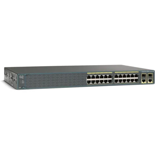 Коммутатор Cisco Catalyst 2960 Plus WS-C2960+24TC-L (100 Base-TX (100 мбит/с), 2 SFP порта)