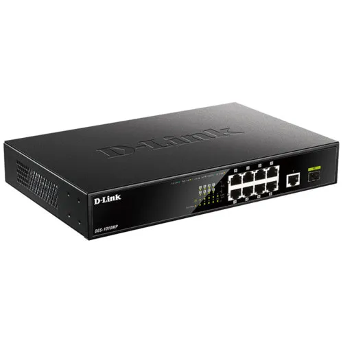 Коммутатор D-link DGS-1010MP/A1A (1000 Base-TX (1000 мбит/с), Без SFP портов)