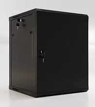 Шкаф телекоммуникационный настенный Hyperline TWB-0645-SR-RAL9004 19" 6U 600 x450 x367мм