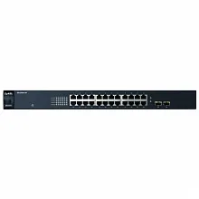 Коммутатор Zyxel GS1100-24 (1000 Base-TX (1000 мбит/с), 2 SFP порта)