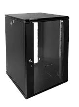 Шкаф телекоммуникационный настенный ЦМО ШРН-Э-12.350-9005 19" 12U 600x350x608мм