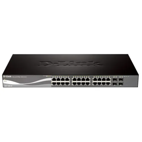 Коммутатор D-link DGS-1500-28/A1A (1000 Base-TX (1000 мбит/с), Без SFP портов)