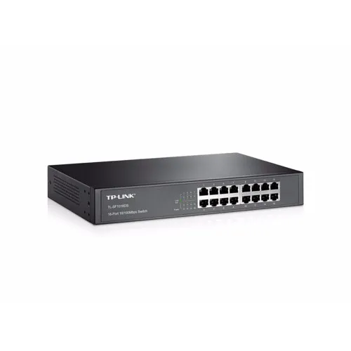 Коммутатор TP-Link TL-SF1016DS (1000 Base-TX (1000 мбит/с), Без SFP портов)