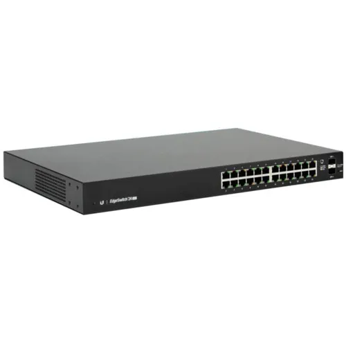 Коммутатор Ubiquiti  ES-24-500W (1000 Base-TX (1000 мбит/с), 2 SFP порта)