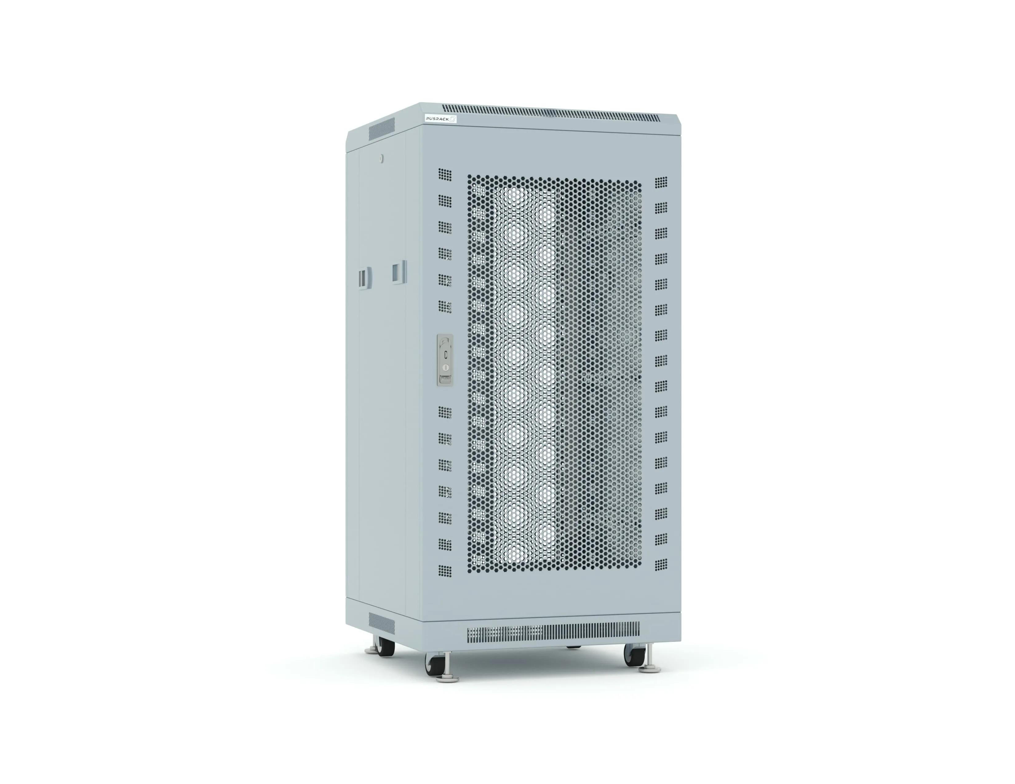 RUSRACK 22U 600х600, перф. дверь RUSRACK 22U 600х600, перф. дверь