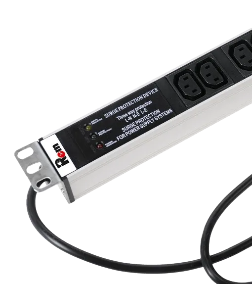 Вертикальный блок розеток Rem-16 с фил. и инд., 25 IEC 60320 C13, алюм., 42-48U, шнур 3 м. Вертикальный блок розеток Rem-16 с фил. и инд., 25 IEC 60320 C13, алюм., 42-48U, шнур 3 м.