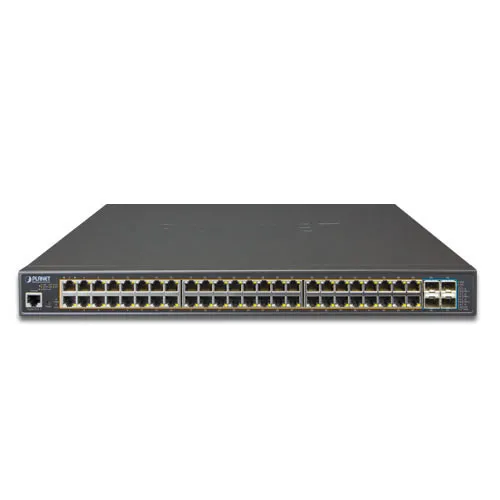 Коммутатор Planet GS-5220-48P4X (1000 Base-TX (1000 мбит/с), 4 SFP порта)