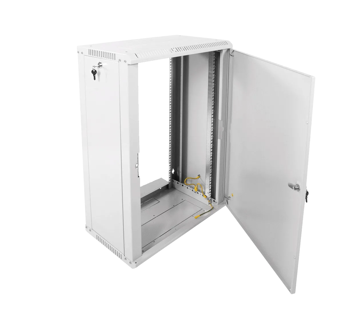 Шкаф телекоммуникационный настенный разборный ЭКОНОМ 18U (600 × 350) дверь металл